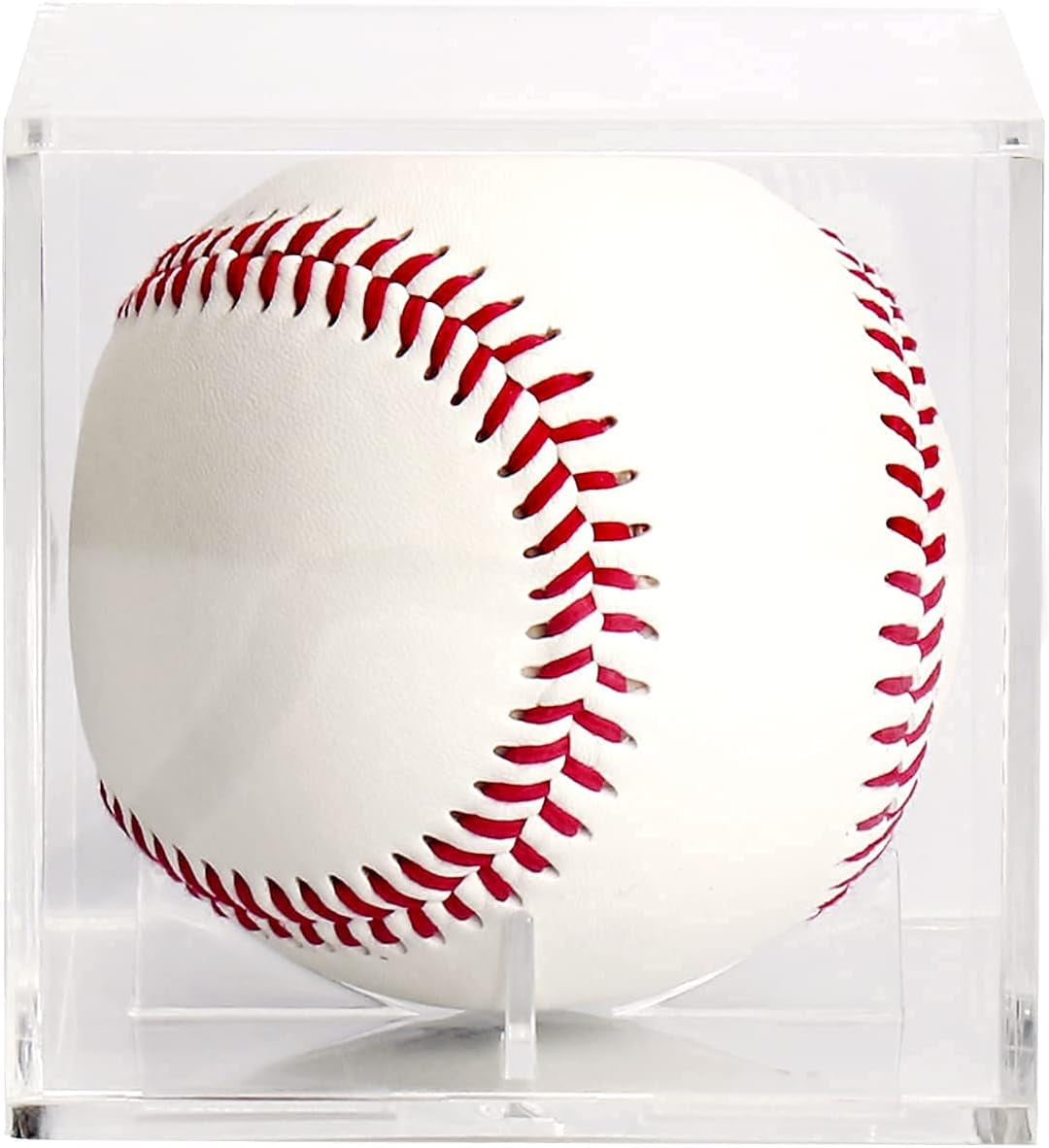 Clear Acrylic Display Case for Collectibles with LED Light, Dimmable Lighted Display Box for Collections (3.28"X3.28"X3.28")