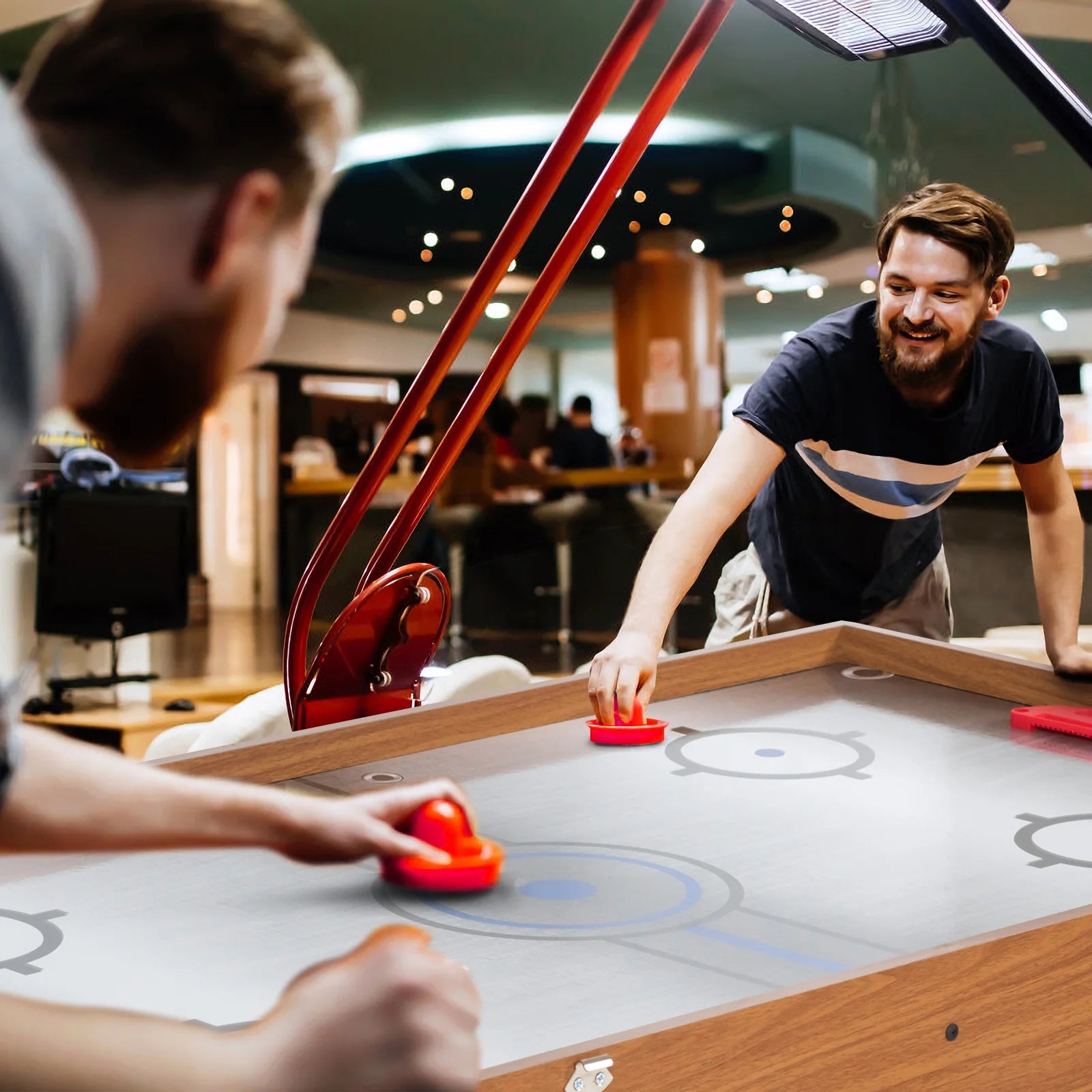 3-In-1 Multifunctional Game Table Soccer Billiard Slide Hockey